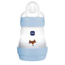 MAM Easy Start Anti-Colic Bottle 0+ Months, Slow Flow (160 ml), Ocean - Bottle to Reduce Colic and Baby Discomfort - Baby Bottle Suitable for