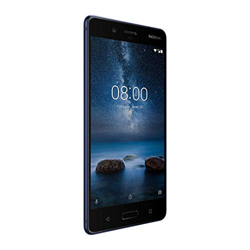 Nokia Nokia 8 SIM-Free Smartphone - Tempered Blue 1