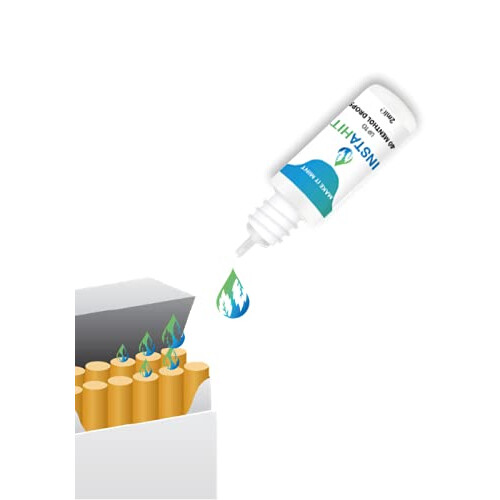 Instahit Mint Drops for Cigarettes (10 Bottles) (400 Drops) 1