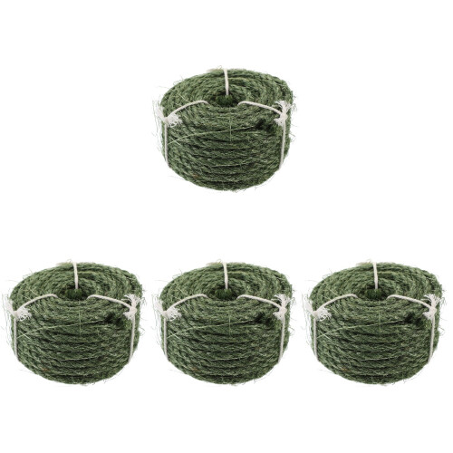 4Rouleaux Sisal Vert Résistante Pour Griffoir Chat DIY 1