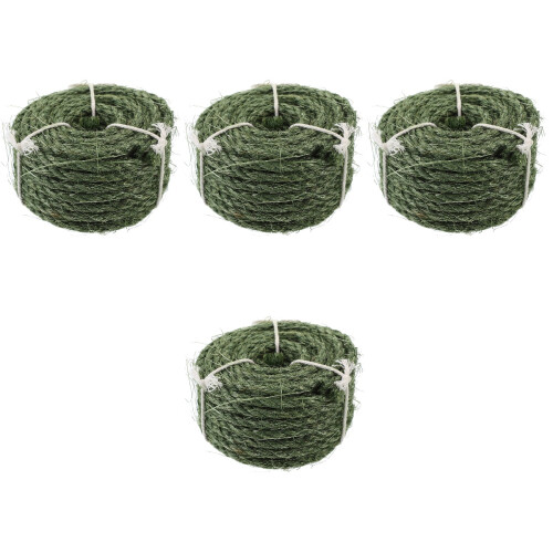 4Rouleaux Sisal Vert Résistante Pour Griffoir Chat DIY 2