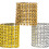 40Stk Silberne Serviettenhalter Mit Funkelnden Strass- 4