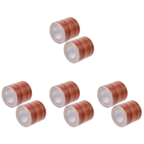 8Rouleaux Bande Décorative Bois Auto-Adhésive Plinthe Murale Flexible 1
