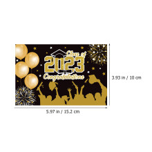 24Pcs Multi Color Graduation Cards Paper Message Cards for Graduates