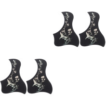 4Pcs Silver Plastic Guitar Pickguard Protector Sticker Easy Install