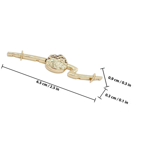 4Stk Gold Metall Knöpfe Magnetisch Für Modekleidung 1