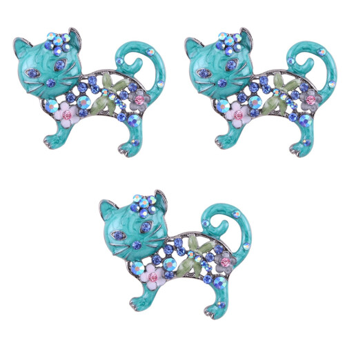 3Pcs Brooch Pin Alloy Multi Decoration 1