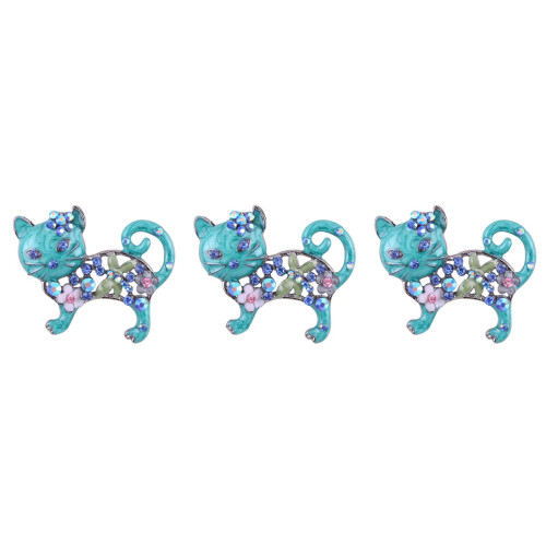 3Pcs Brooch Pin Alloy Multi Decoration 2