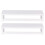 1Set Multifunctional White Wall Shelf Wooden Plastic Storage Rack 7