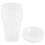 5Sets Clear Plastic Orchidee Potten Met Drainagel En Tray 10