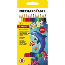 EBERHARD FABER 516012 12 vesivärikynää, pahvilaatikko