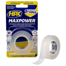 Fita dupla face acrílica transparente HPX 19 mm x 2 m - alta aderência