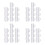 40Pcs Decorative Mini Beer Cups Resin Miniature Smooth Surface Decors 4