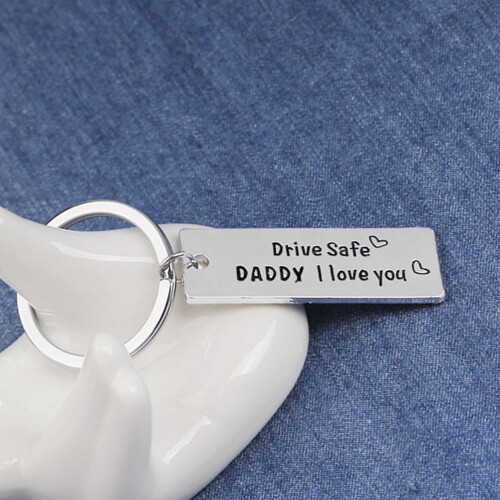 Silver Drive Safe Keychain Father's Day Gift Durable & Rustproof 1