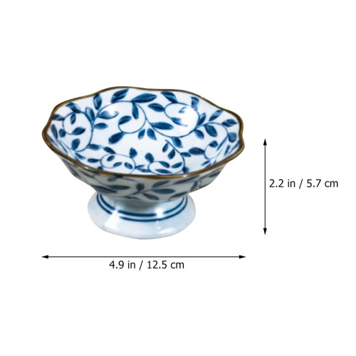 1Footed Ceramic Cake Stand Multi-Color Decorative Dessert Display Tray 1