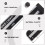 LED Bike Spoke Light Multi-Color Wheel Light Black Waterproof 5