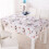 Dining Table Cloth Waterproof Kitchen Flower Elements Tablecloth 7