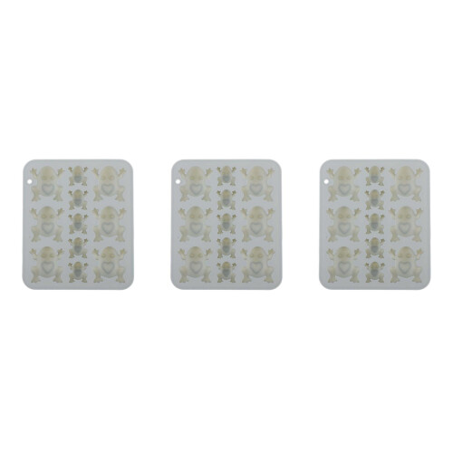 3Pcs Silicone Molds for DIY Baking Chocolate Candy Cakes 1