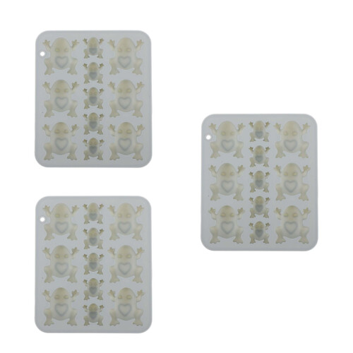 3Pcs Silicone Molds for DIY Baking Chocolate Candy Cakes 2