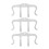 3Pcs Silver Metal Music Book Clips Multi-Use Sheet Holder Strong Grip 3