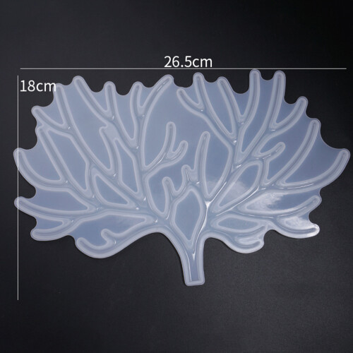 1 Set 3pcs Diy Crystal Epoxy Mold Deer Antlers Shape Mirror Mould 1