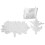 1 Set 3pcs Diy Crystal Epoxy Mold Deer Antlers Shape Mirror Mould 4