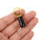 Wiring Connection Terminal Copper Black 6pcs 1.4x0.2x0.2in 5