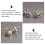 2Pcs Multi-Color Brass Incense Burners Ant Style Aromatherapy Decor 6