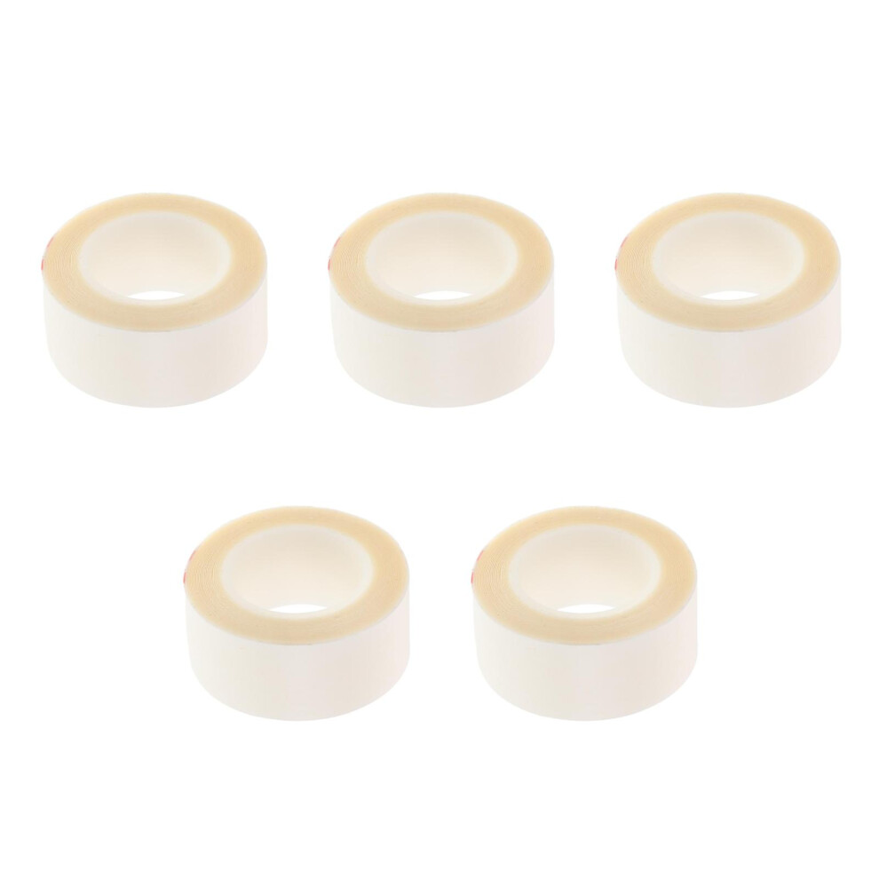 Solustre Unisex Clear 5Rolls Hair Adhesive Tape Pu Material For Diy Wig And Extensions