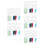 5Ensembles Ensemble Paint Marker Enfants Lavable Stencils 4