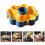 1Pc Multi-Grid Yellow Vegetable Drainer Plastic Hot Pot Basket 6