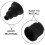3Pcs Universal Black Rubber Firewall Grommets Durable Cable Boots 5
