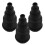 3Pcs Universal Black Rubber Firewall Grommets Durable Cable Boots 11