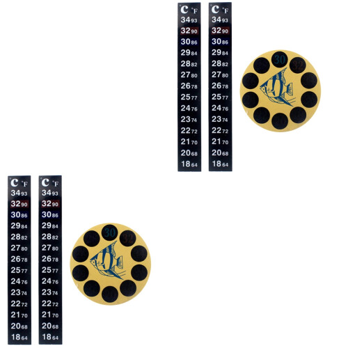 6Pcs Fish Tank Patch Thermometer Compact Durable Aquarium Accessories 1