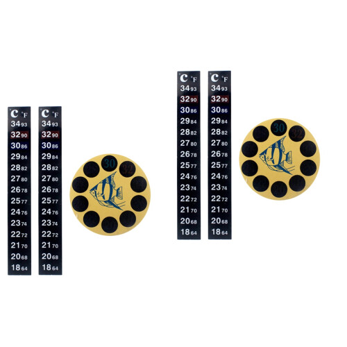 6Pcs Fish Tank Patch Thermometer Compact Durable Aquarium Accessories 2