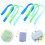 Zehuanyu 12 Pcs Knobs Notebook Lunch Boxes Silicone Elastic Band 7