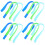 Zehuanyu 12 Pcs Knobs Notebook Lunch Boxes Silicone Elastic Band 11