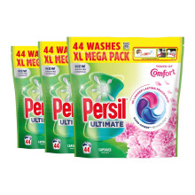 Persil Laundry Capsules Ultimate Touch of Comfort Washing Pods 132 Washes 3 Pack