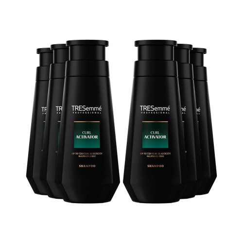 TRESemmé TRESemme Shampoo Curl Activator Frizz Control Curls Definition 400ml, 6 Pack