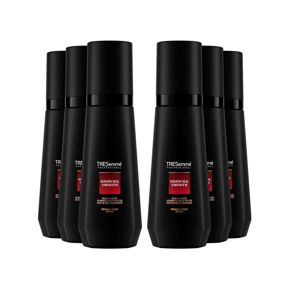 Tresemmã© Tresemme Keratin Hair Spray Keratin Seal Smooth Priming Coat Frizz Control 150Ml, 6 Pack