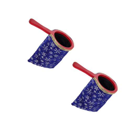 2Pcs Blue Make Things Appear Change Bag Compact Magician Prop 1