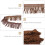 1Roll Coffee DIY Sewing Tassel Fringe Polyester Trim for Curtains 4
