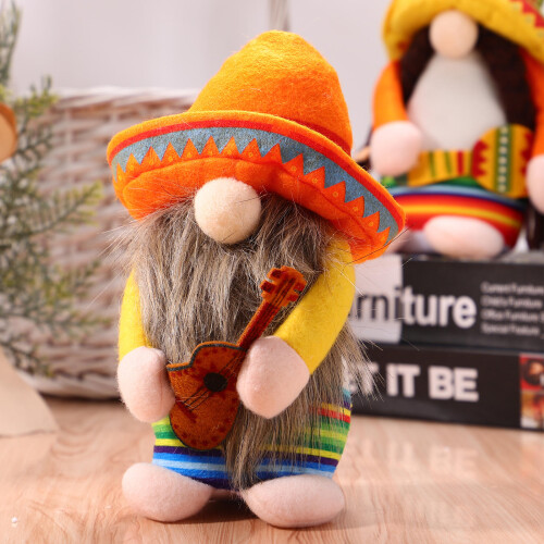 2Pièces Décoration Gnomes En Tissu 2