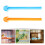 8Pcs Plastic Bird Perch Stand Assorted Colors Durable Parrot Cage Toy 4