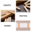 100 Pcs Walnut Dowel Rod Sticks Log Plug Woodwork Crafts 5