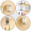 1Pc Punch-Free Grey Plastic Kitchen Hanging Box Rotating Hook Storage 4