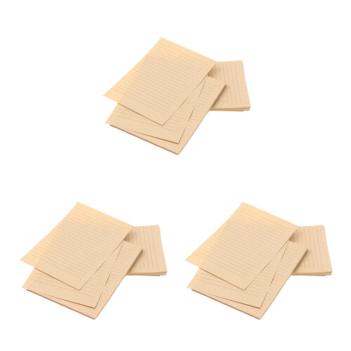 150Feuilles Kraft Ligné Vintage Pour Lettres École 1