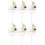 6 Pcs Flower Cake Toppers Birthday Decor 5