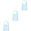 3Pcs Shell Mesh Bag Beach Storage Bag with Adjustable Strap 4