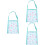 3Pcs Shell Mesh Bag Beach Storage Bag with Adjustable Strap 5